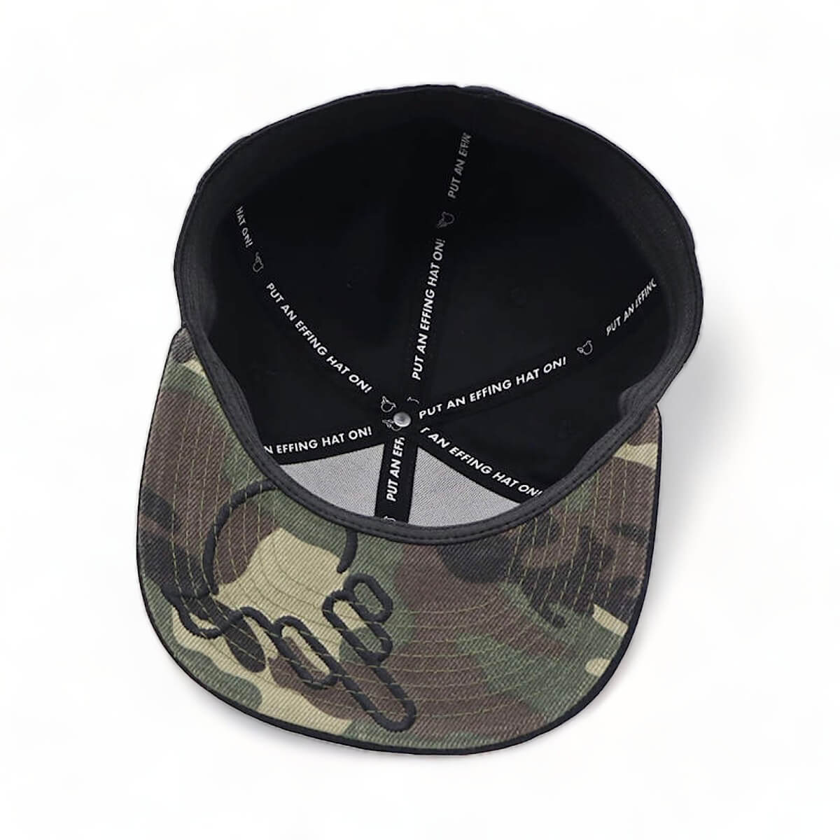 The Camothy Flat Bill Camouflage Snapback Hat