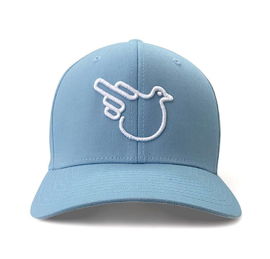 The Carolina Blue Fitted Graphic Hat