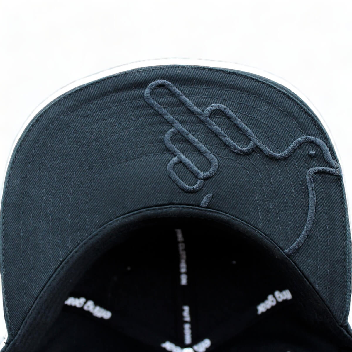 The Timothy Black Flat Brim Snapback Hat