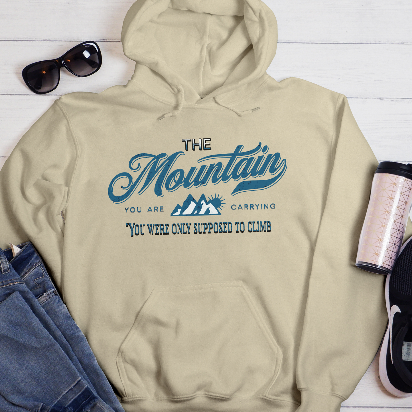 Recovery Unisex Hoodie | Inspiring Sobriety | The Mountains You are Carrying