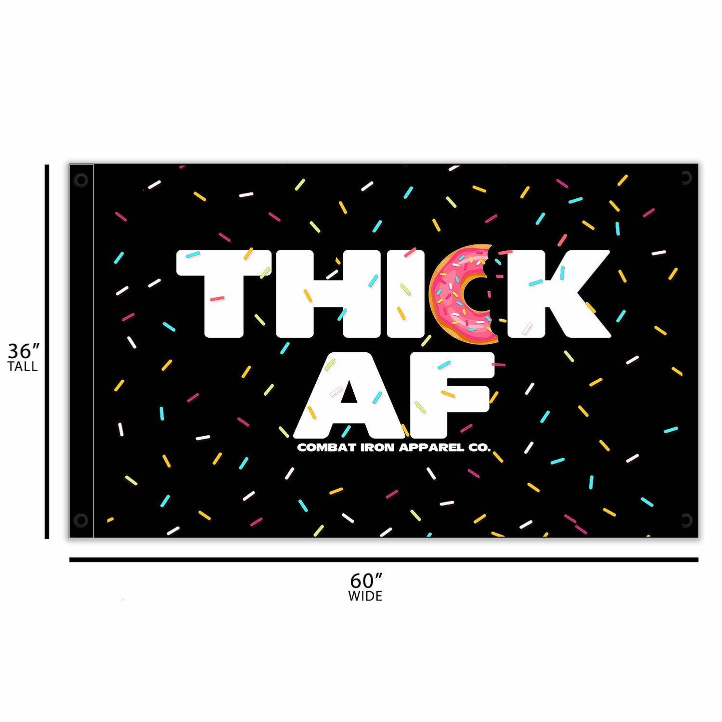 Thick AF Donut Edition 3' X 5' Wall Flag