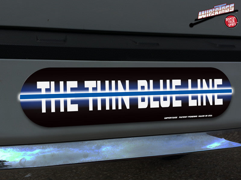 Thin Blue Line *Reflective* WiperTags