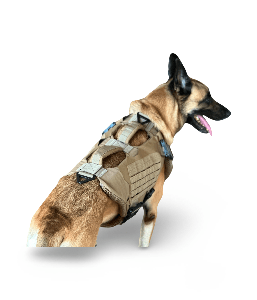 Titan K-9 Ballistic Body Armor Vest 3.0 - Optional Level IIIA Dual Threat