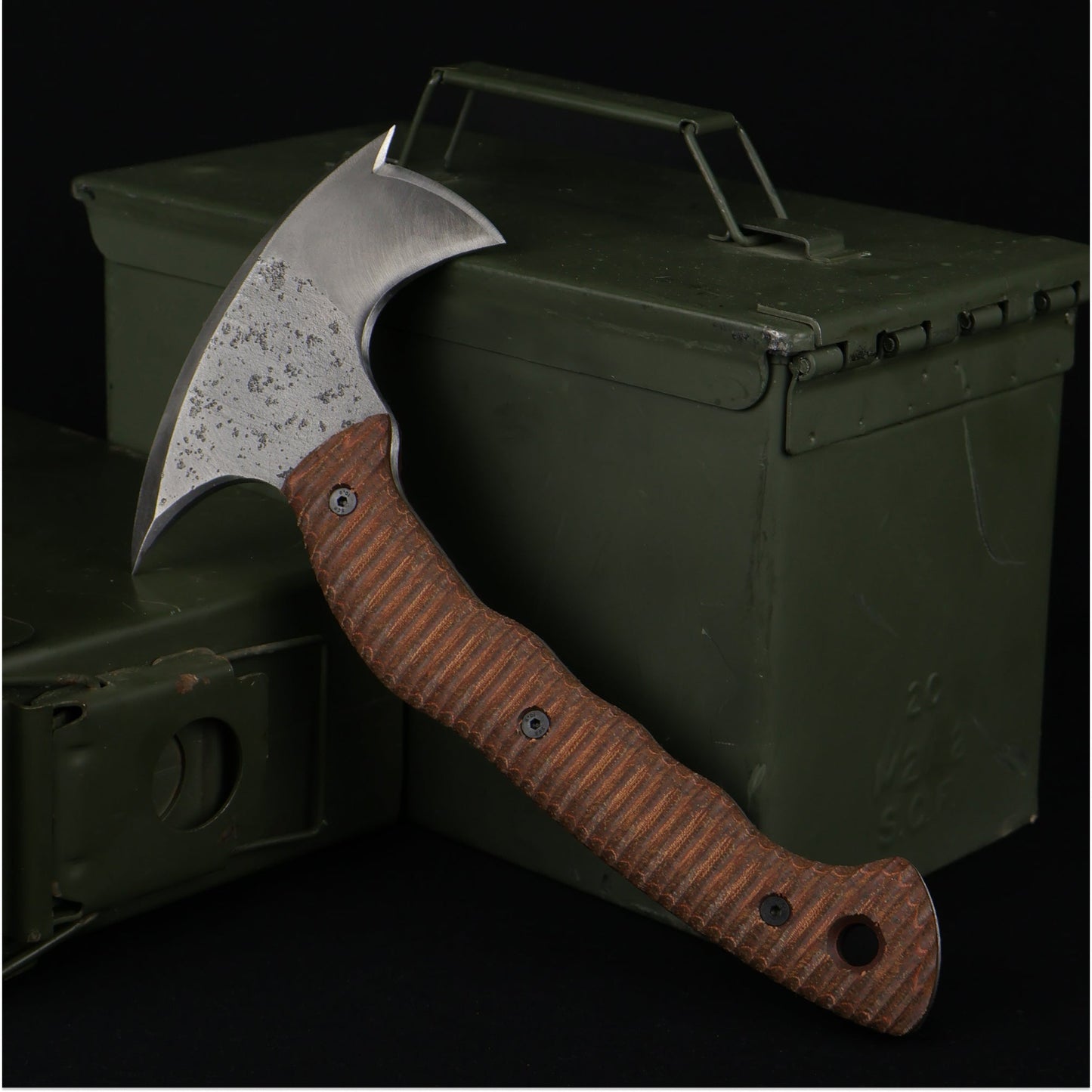 Compact tactical tomahawk with polymer composite handle