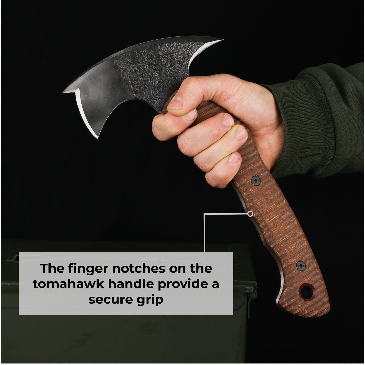 Compact tactical tomahawk with polymer composite handle