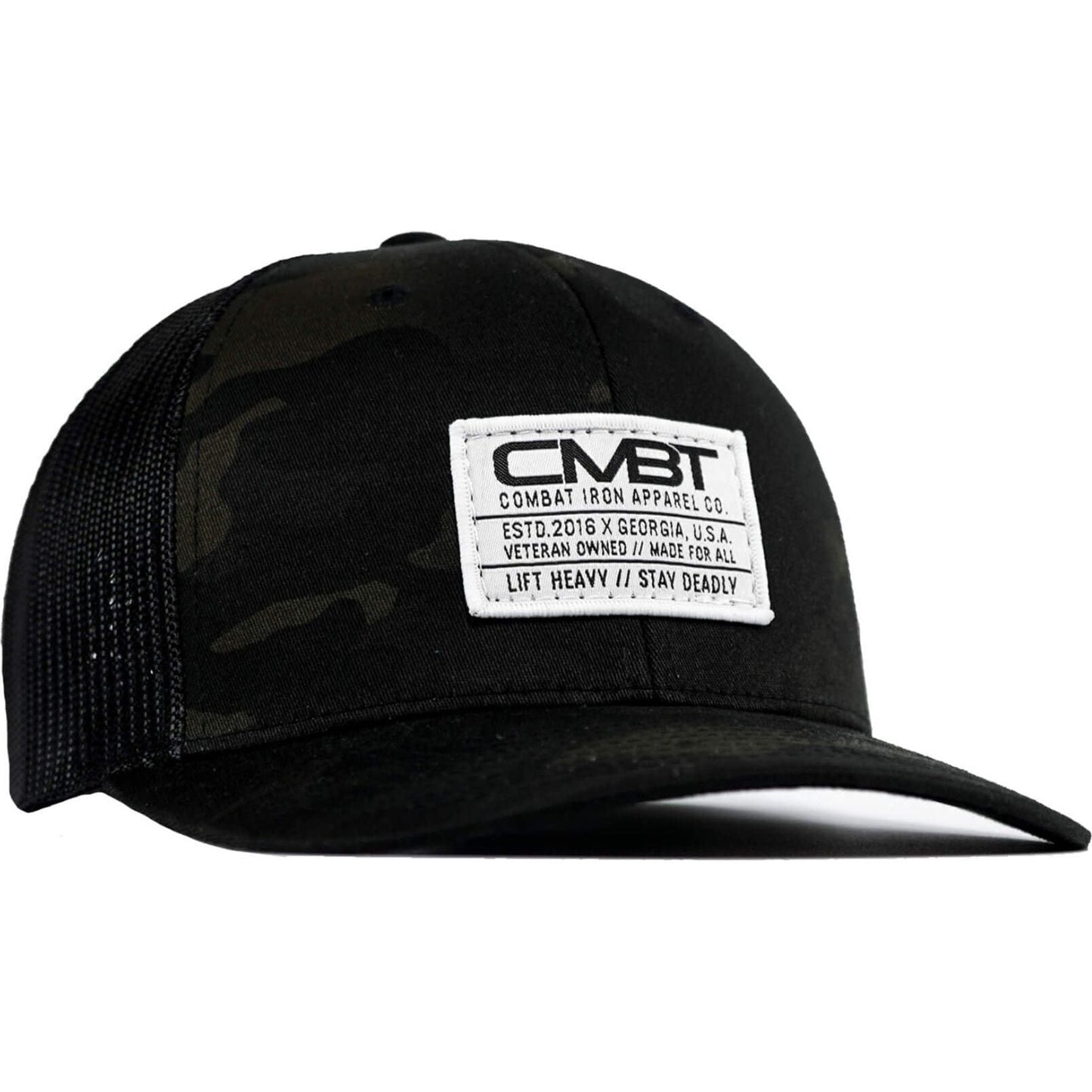 CMBT Standard Woven White Patch Edition Mid-Profile Mesh Snapback