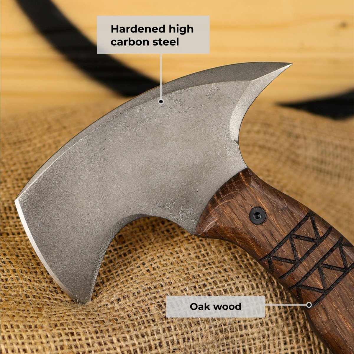 Tribal engraved tomahawk "Navaro"