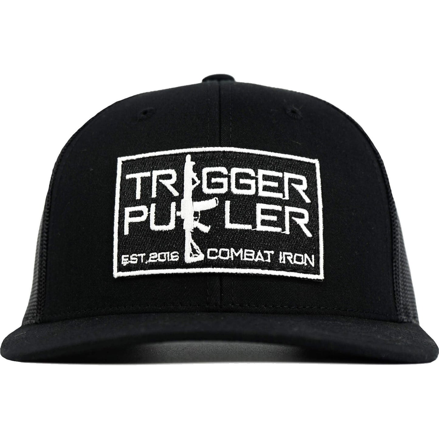 Trigger Puller Black Mid-Profile Mesh Snapback