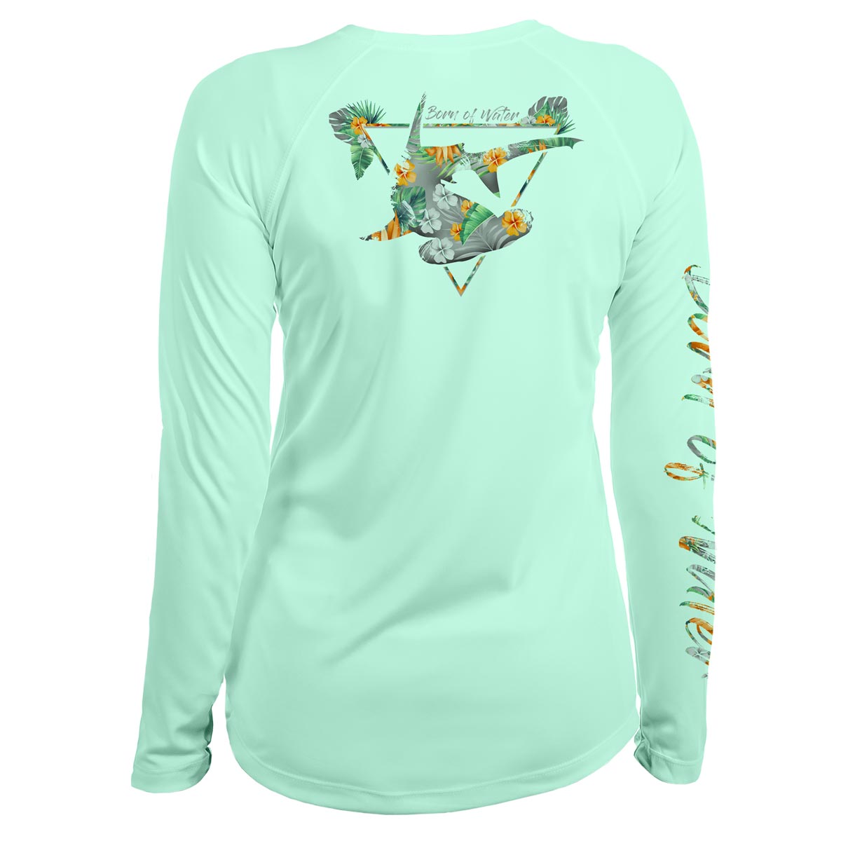 Women's Tropical Hammerhead Shark Scuba Diving UV Shirt