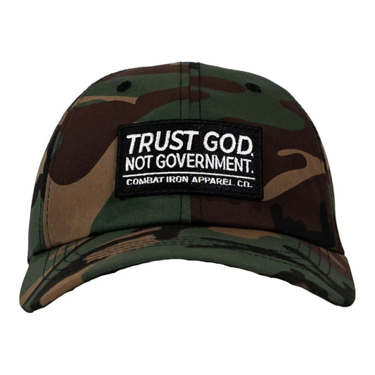 Trust God. Not Government. Patch Dad Hat