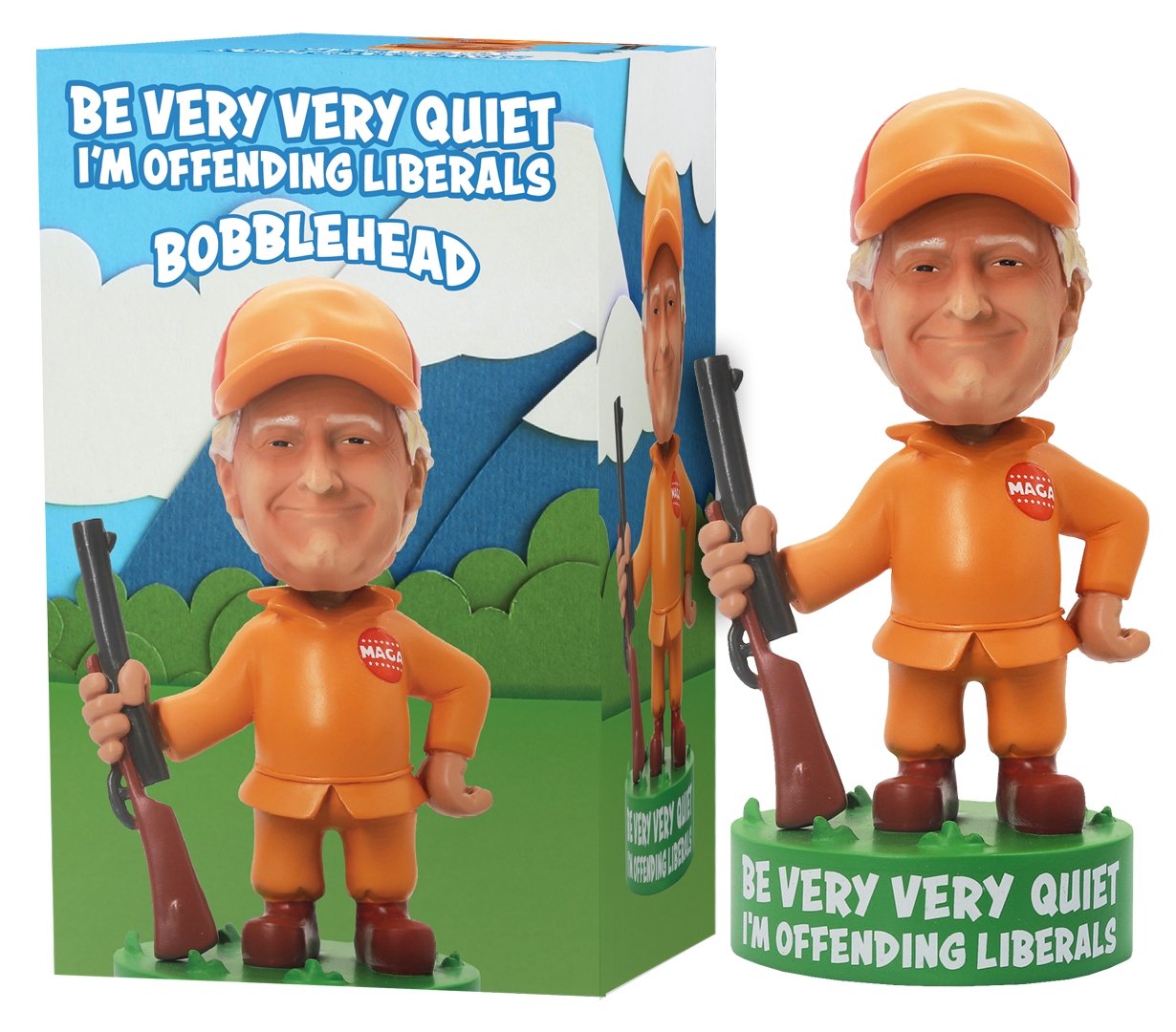 Trump Offending Liberals Bobblehead