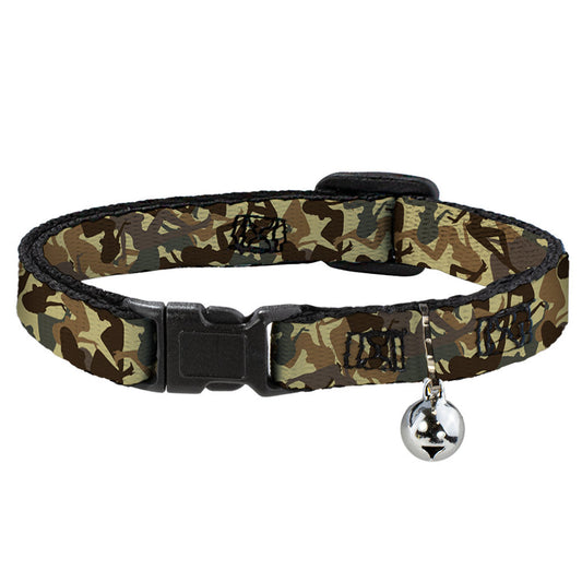 Cat Collar Breakaway - Mud Flap Girls Camo Browns