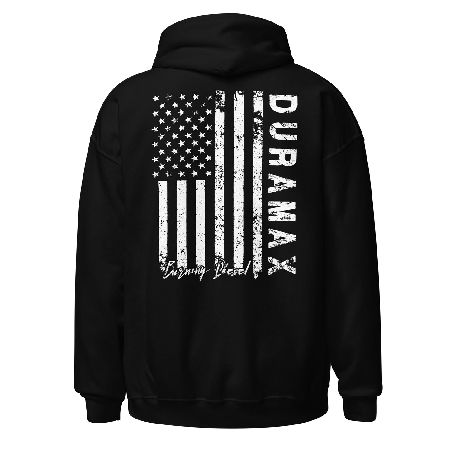 LZO 3.0 Duramax Hoodie Sweatshirt With American Flag Design