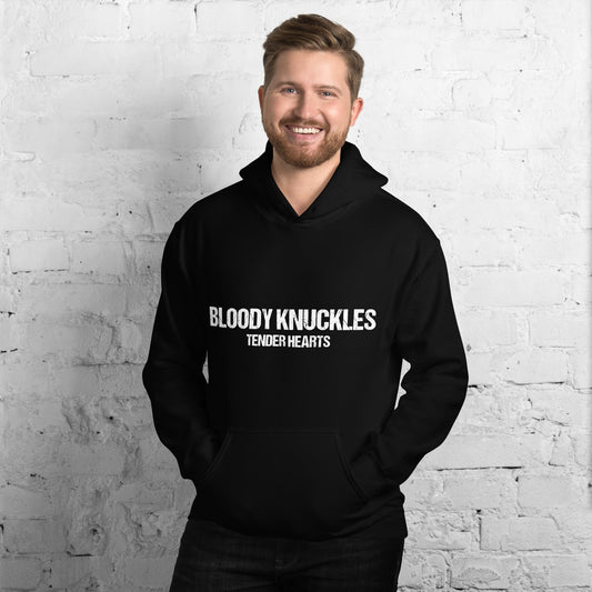 Bloody Knuckles - Tender Hearts // We Fight Monsters Heavy Pullover Hoodie