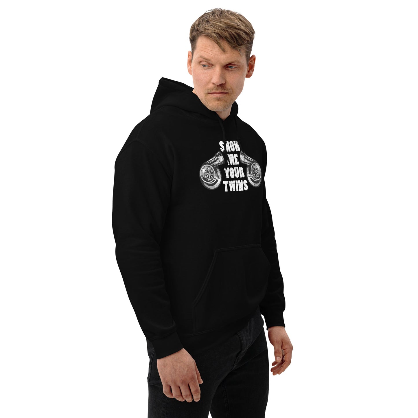 Turbo Hoodie, Show Me Your Twins, Car Enthusiasts Sweatshirt