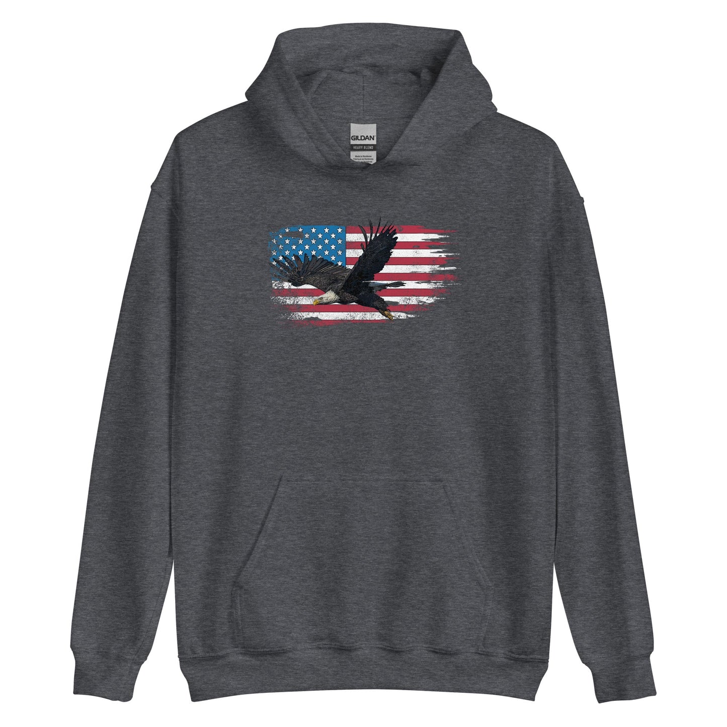 American Flag Hoodie Bald Eagle Sweatshirt