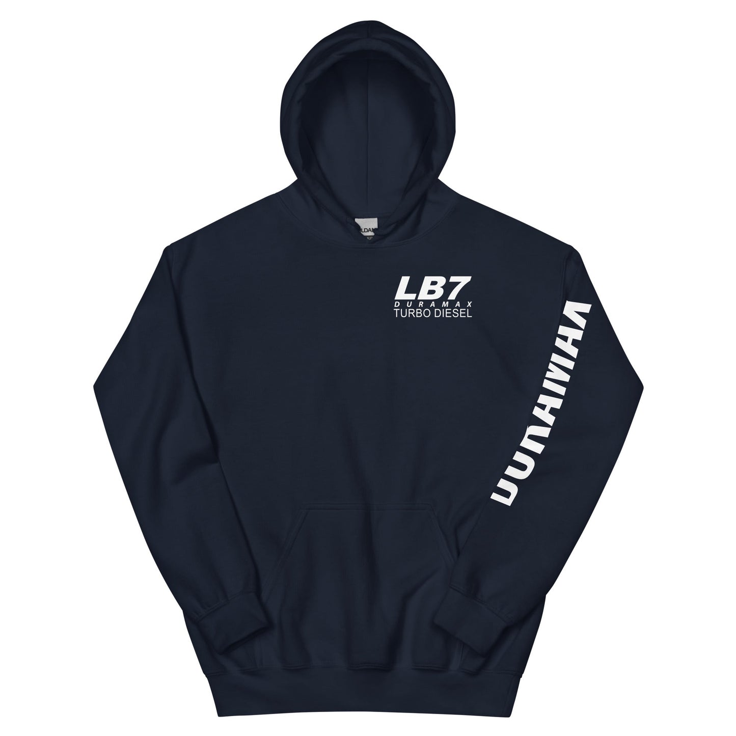 LB7 Duramax Hoodie Pullover Sweatshirt With Sleeve Print