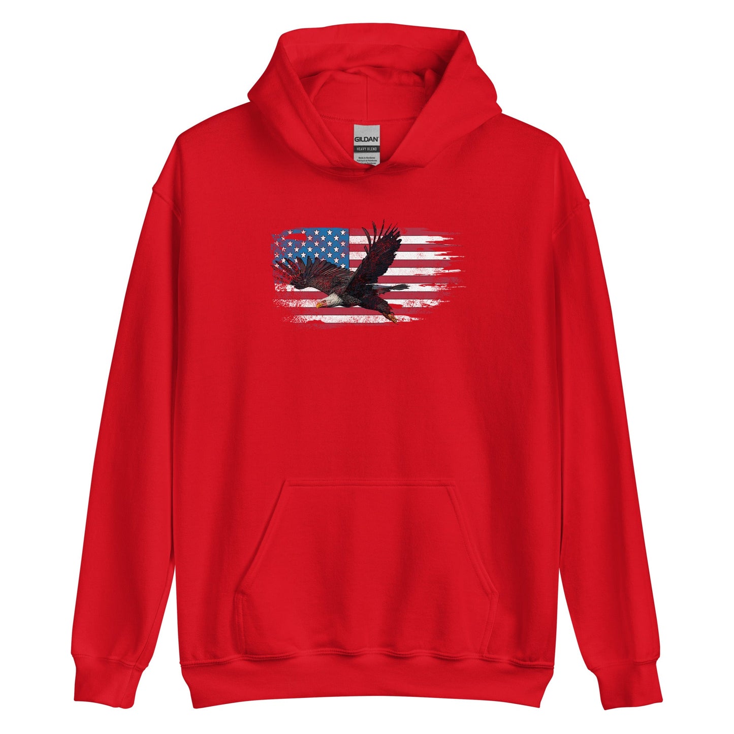 American Flag Hoodie Bald Eagle Sweatshirt