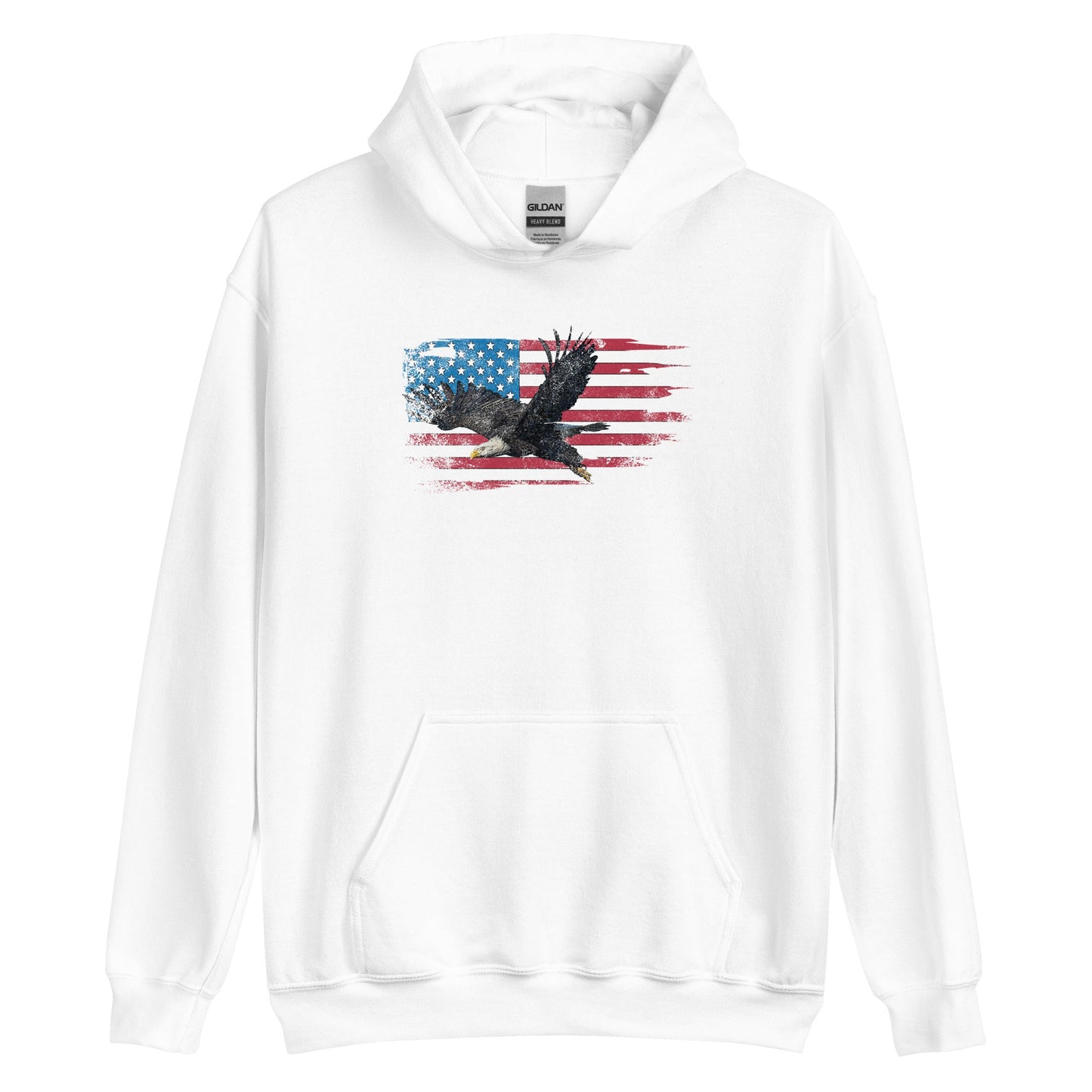 American Flag Hoodie Bald Eagle Sweatshirt