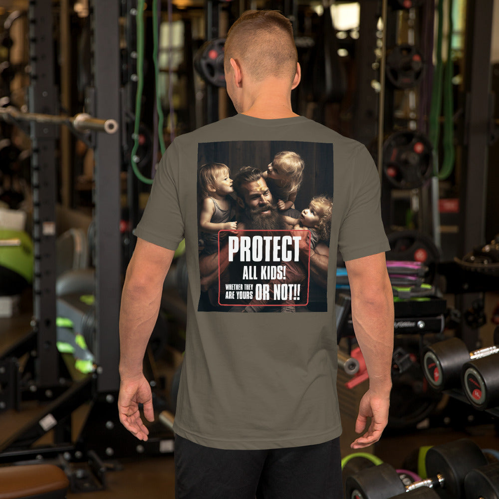 Protect All Kids // We Fight Monsters T Shirt