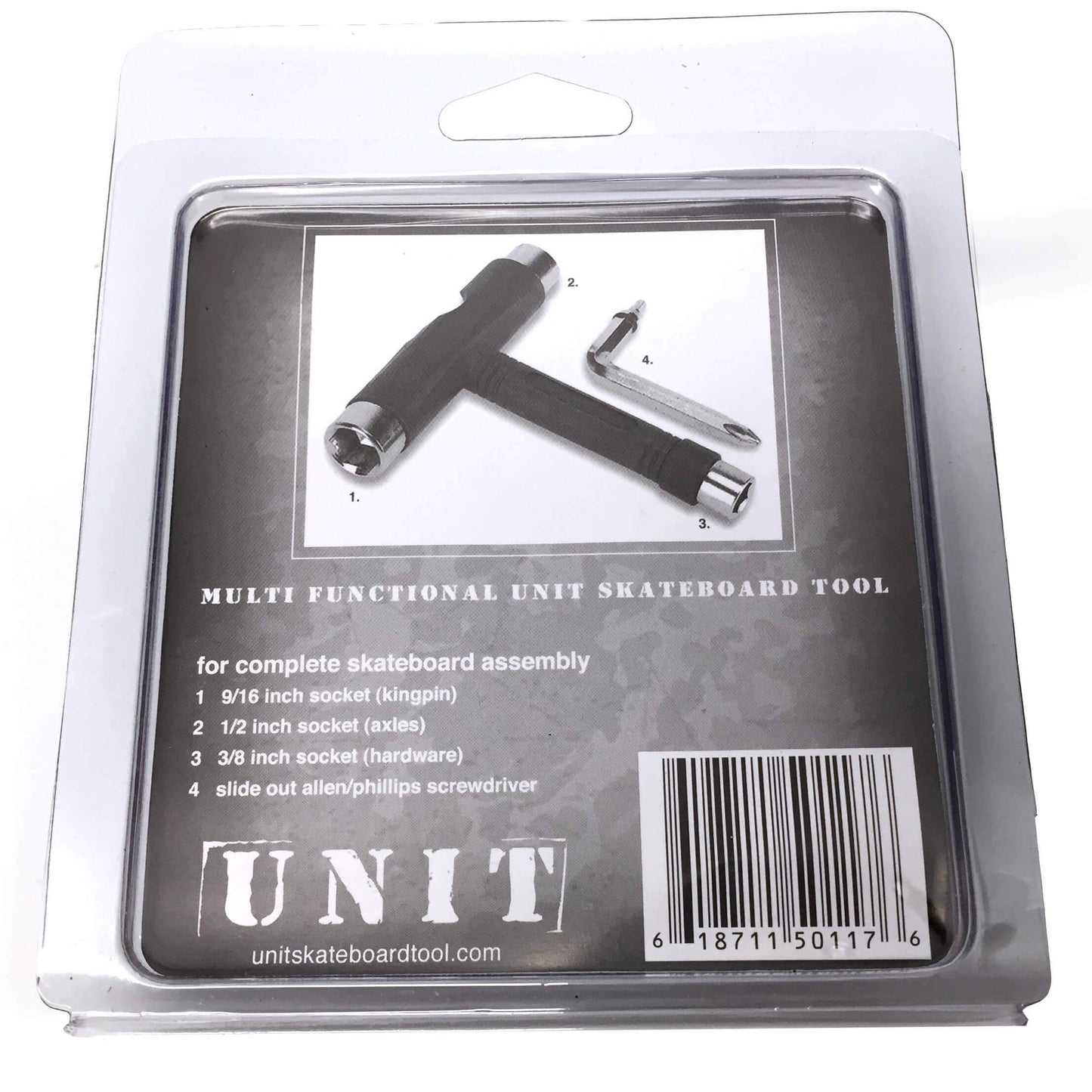 Unit Multi-Purpose Skate Tool - Black/Black