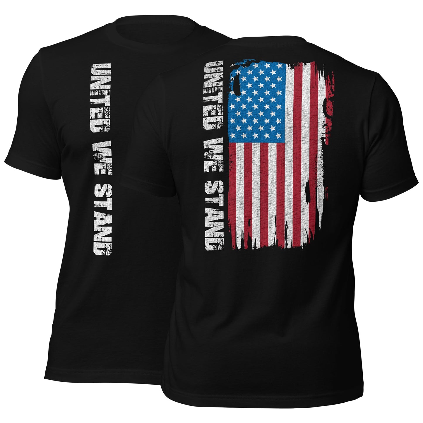 United We Stand Full Color American Flag T-Shirt