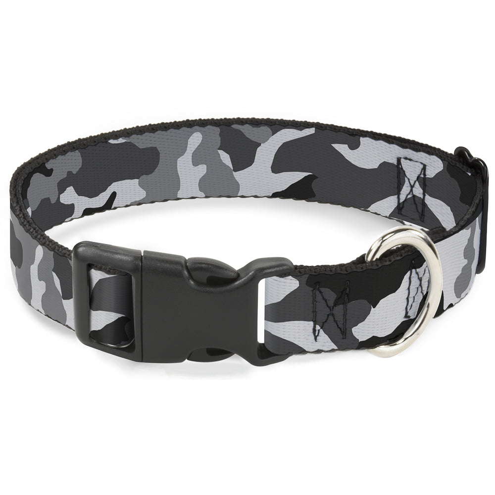 Plastic Clip Collar - Camo White