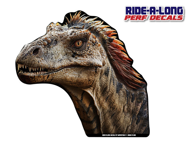 Velociraptor *RIDE A LONG* Perforated Decal