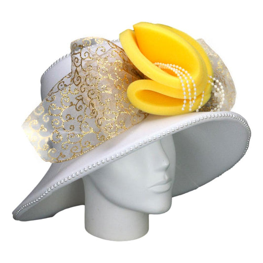 Vintage Round Flowers Hat