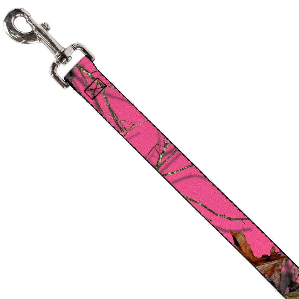 Dog Leash - Mossy Oak Country Roots Camo Fuchsia