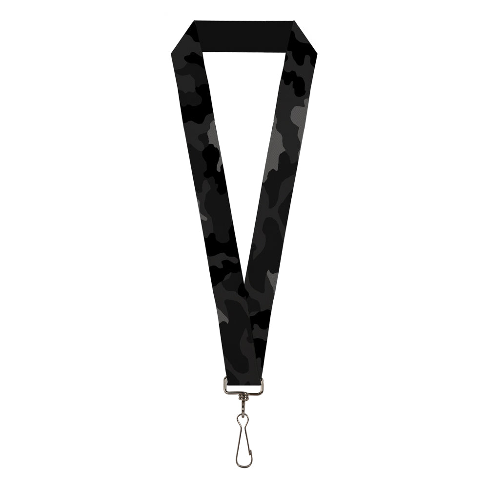 Lanyard - 1.0" - Camo Charcoal