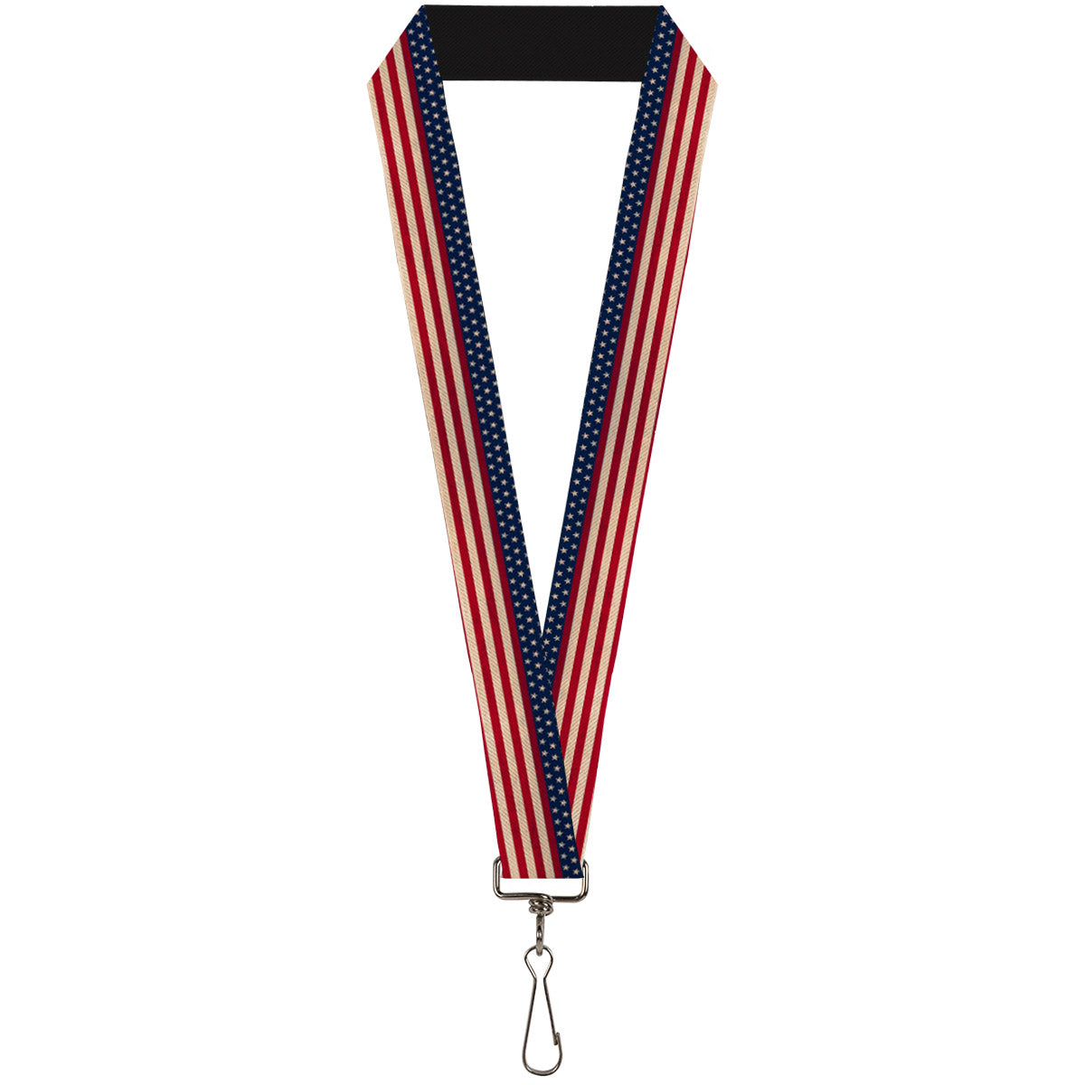 Lanyard - 1.0" - American Flag Stripe