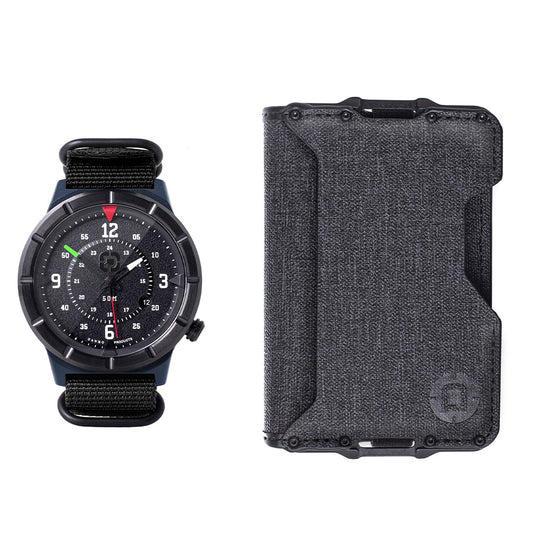 DANGO WATCH & WALLET BUNDLE -  Spec-Ops Watch Keltec Blue & D03 DTEX