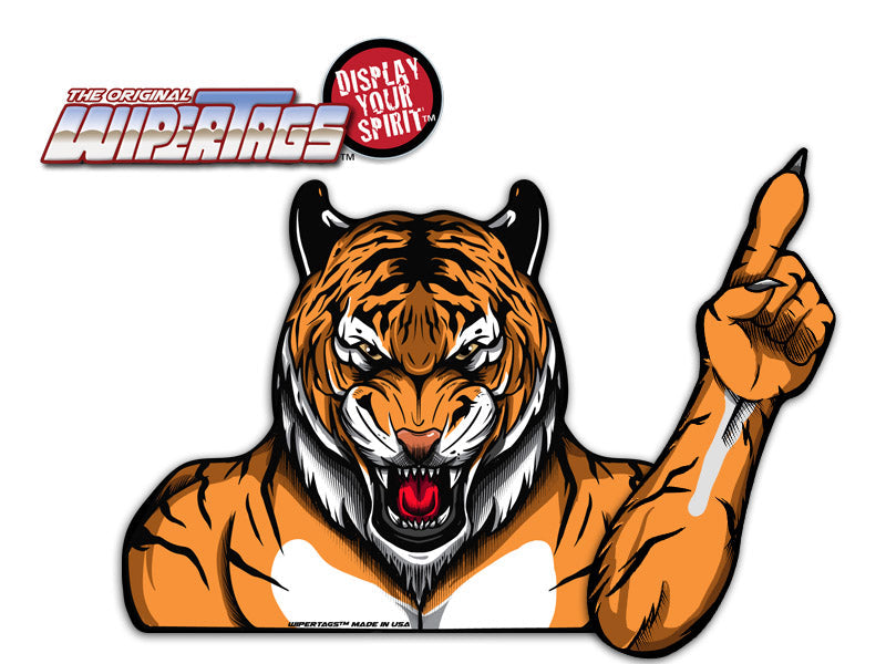 Tiger Mascot #1 WiperTag