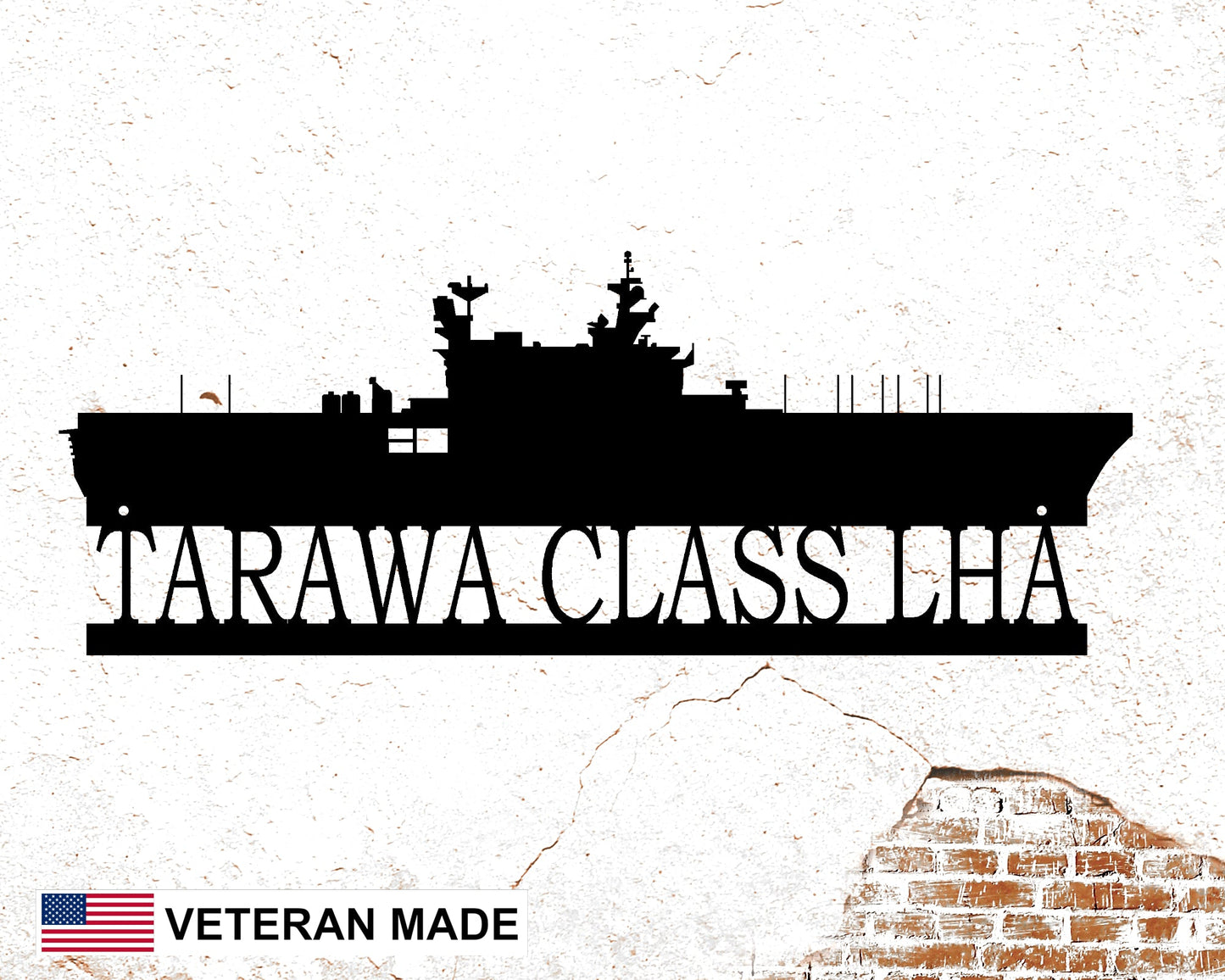 Tarawa Class LHA Ship Personalized Metal Sign