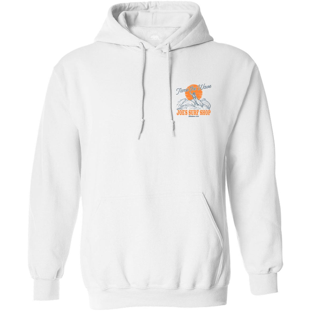 Joe's Surf Shop Diving Dolphins Pullover Surf Hoodie