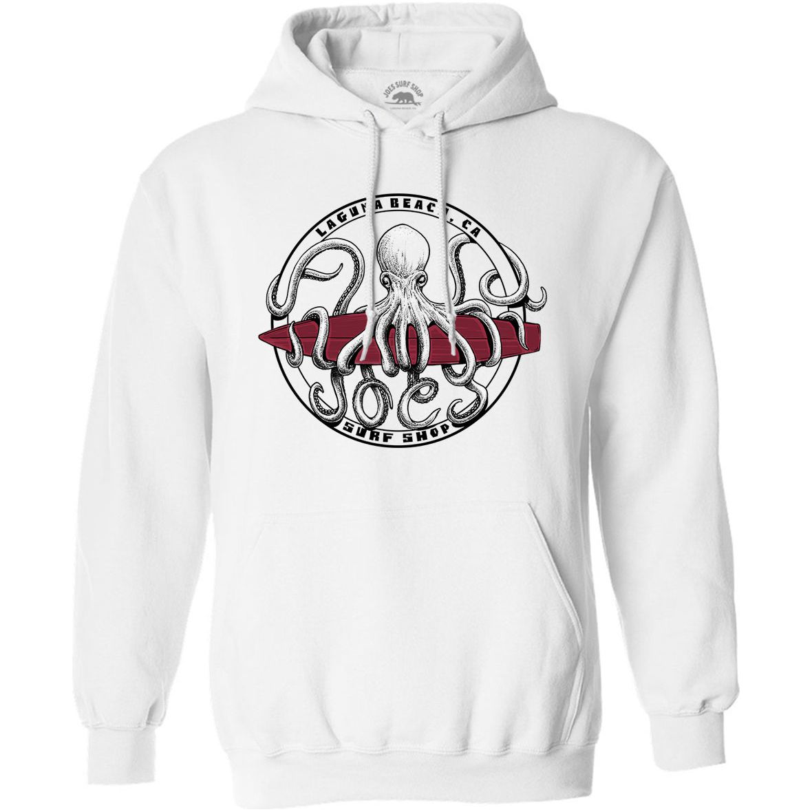 Joe's Surf Shop Octopus Meets Surfboard Hoodie