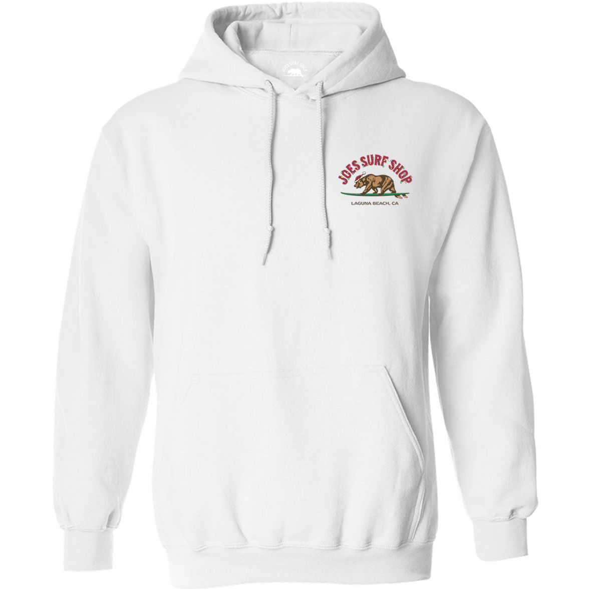 Joe's Surf Shop Christmas Surfing Bear Pullover Surf Hoodie