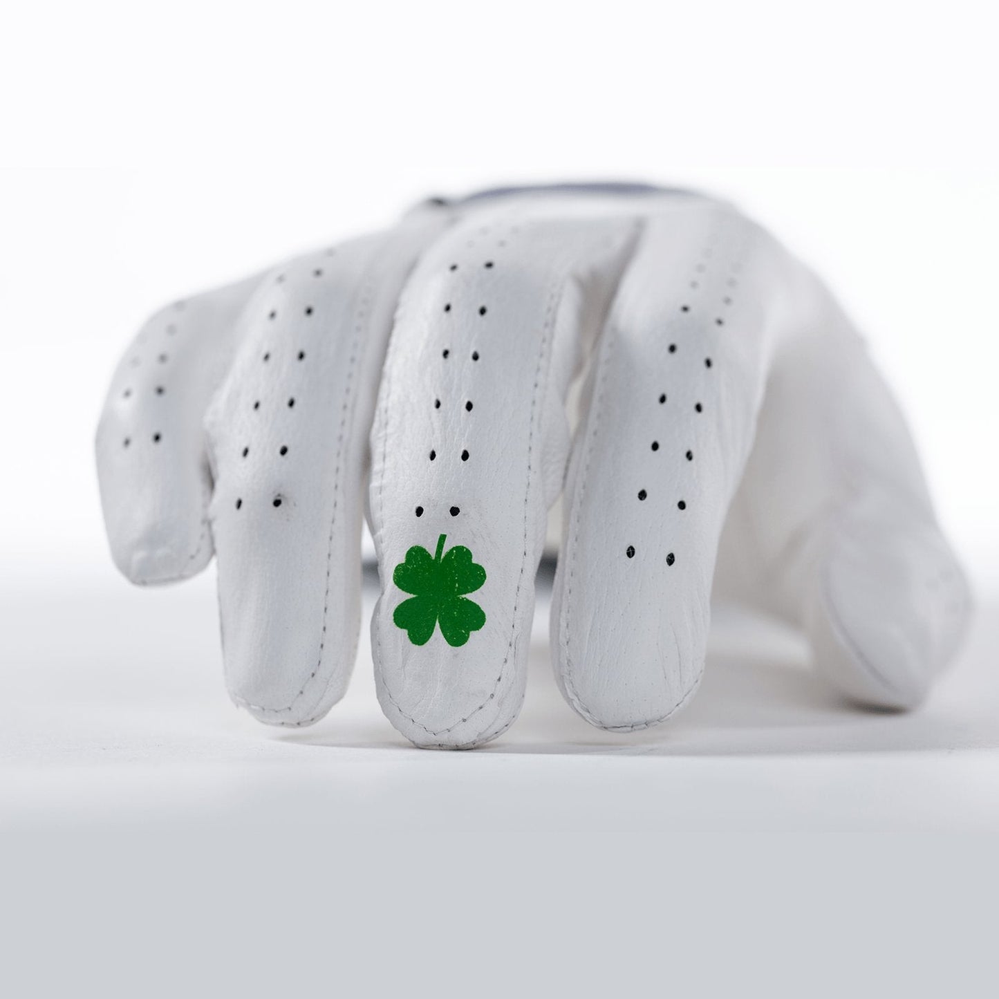 White Lucky Elite Tour Golf Glove