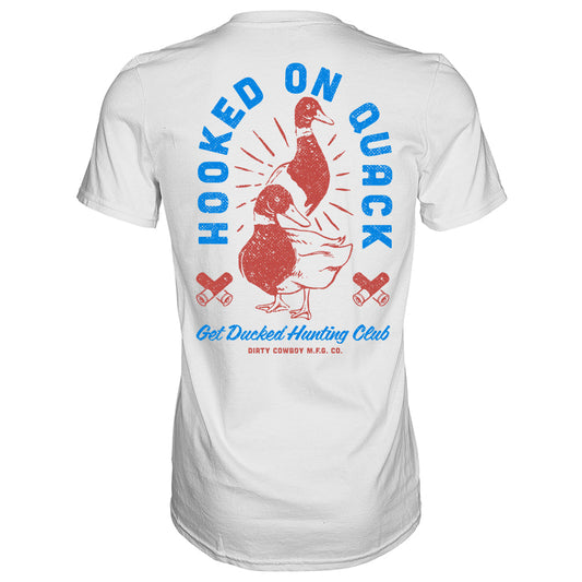 HOOKED ON QUACK HUNTER 'Get Ducked' Men's T-Shirt