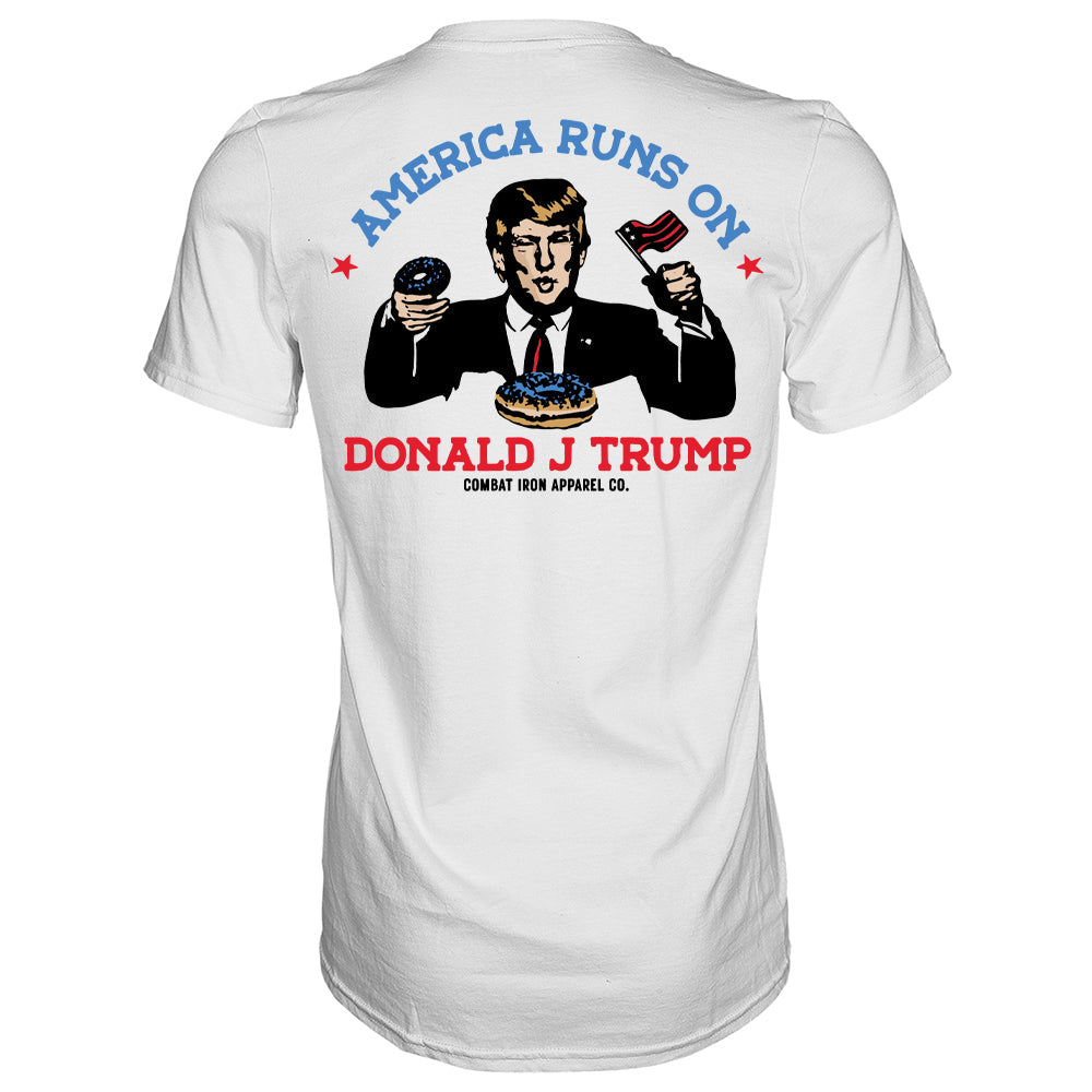 America Run's On Donald J. Trump Men's T-Shirt