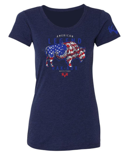 Womens American Legend Buffalo Tee