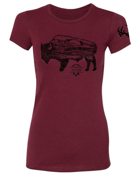 Womens Wilderness Buffalo Tee