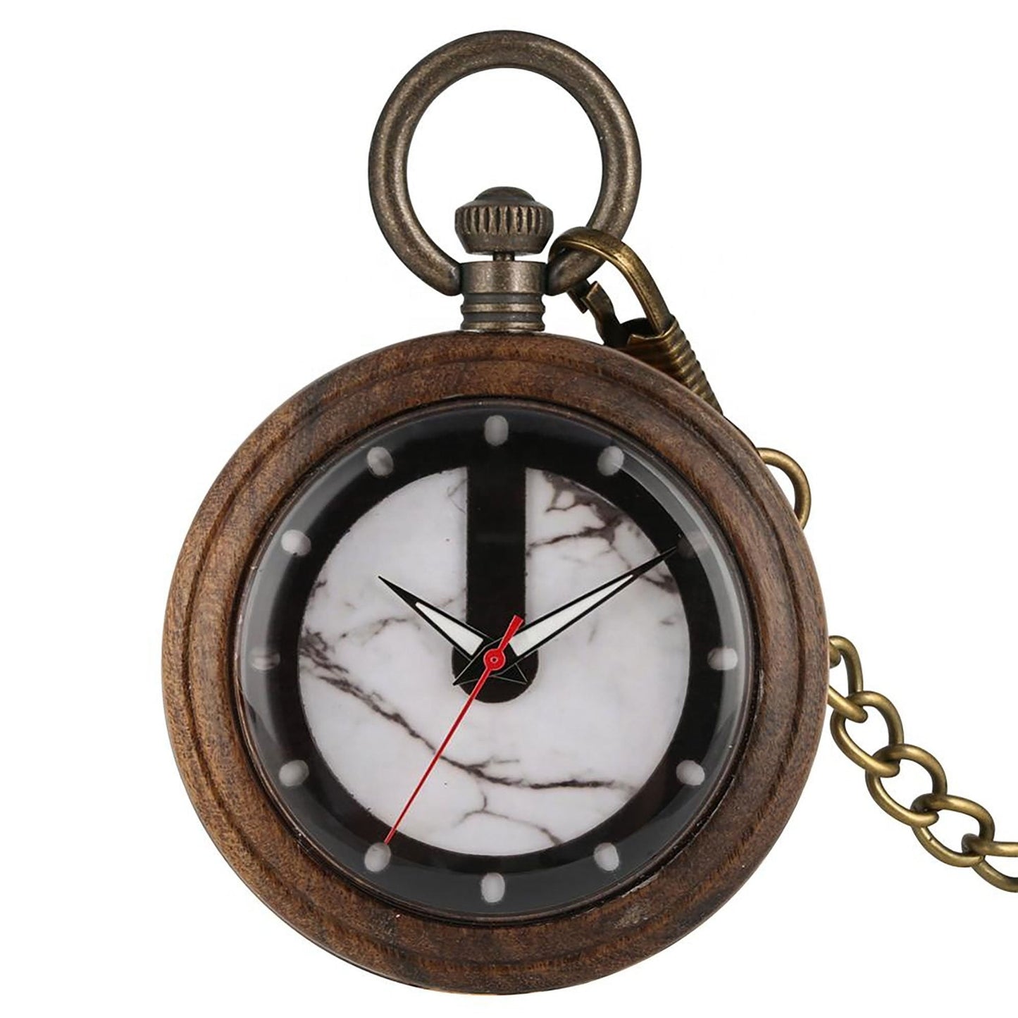 Wooden Pocket Watch | Black Arce