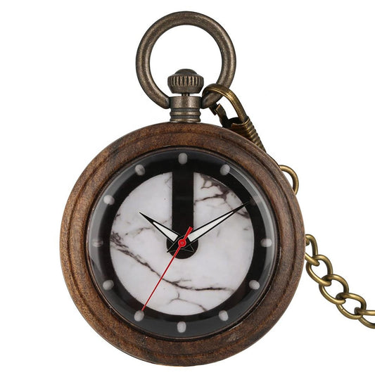 Wooden Pocket Watch | Black Arce