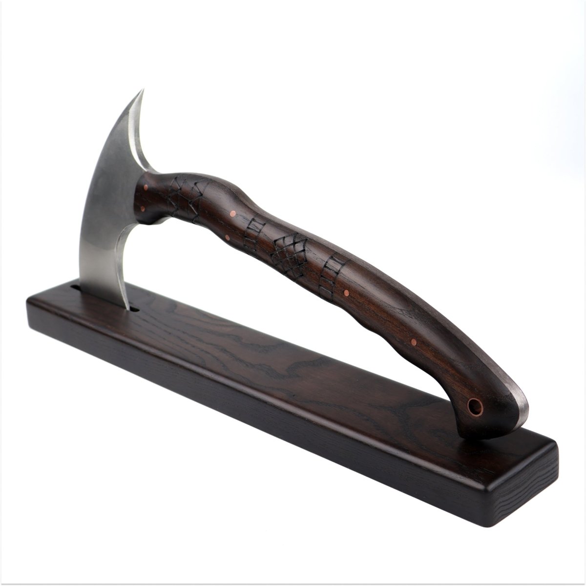 Wooden stand for tomahawk