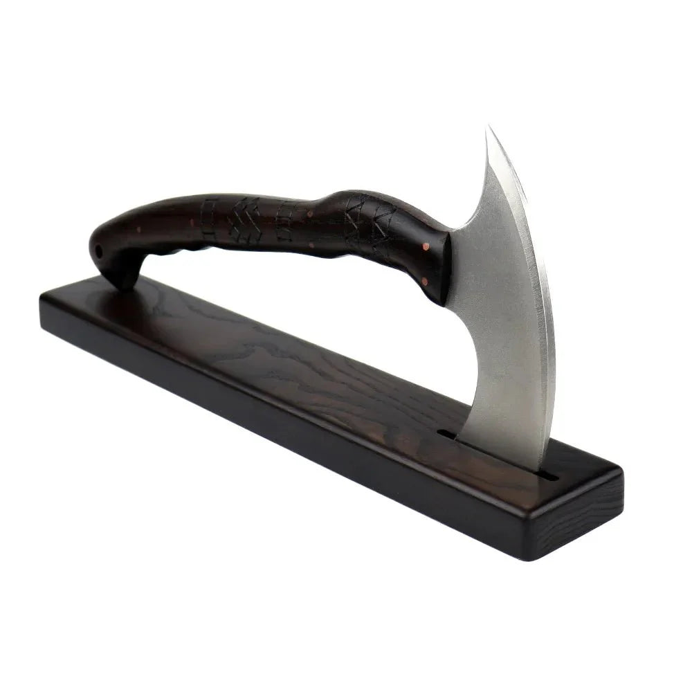 Wooden stand for tomahawk