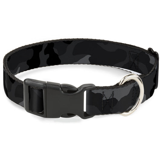 Plastic Clip Collar - Camo Charcoal