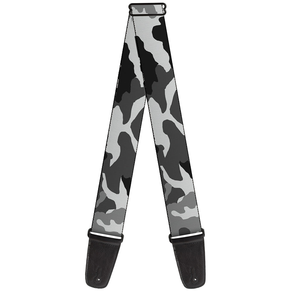 Guitar Strap - Camo White