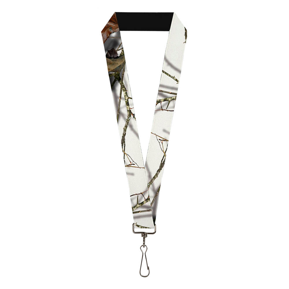 Lanyard - 1.0" - Mossy Oak Country Roots Snowdrift Camo White